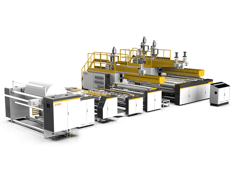 3 layers air bubble film making machine