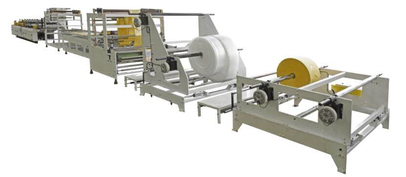 Poly film envelope bag machine